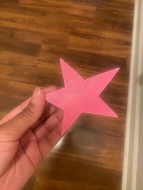 Pink Star Hair Clip for Women - Sparkle Accent